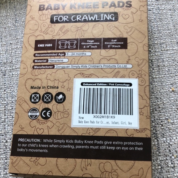 Set of two pairs Baby Knee Pads - Picture 2 of 4